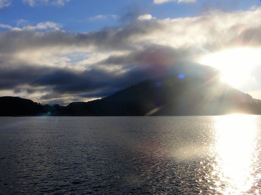 At different times of day, the light looks spectacular on the water.